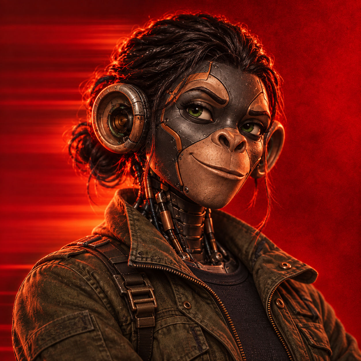 Robot monkey portrait of the Email Deliverability Specialist